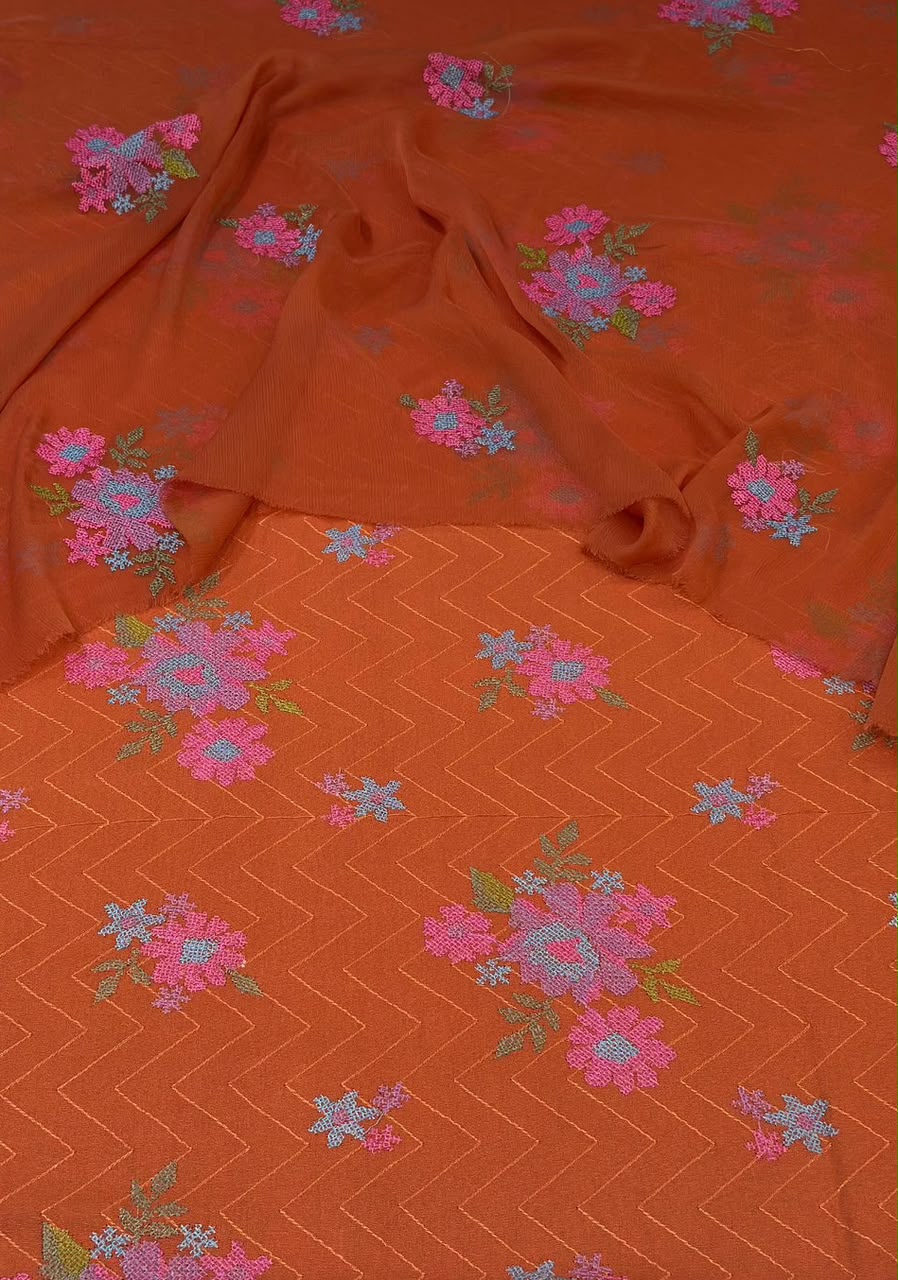 Bareeze Embroidered 3PC Winter Karandi KK2 | Premium Winter Collection