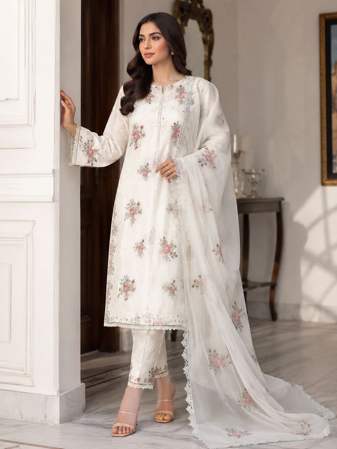 3PC Lawn Embroidery