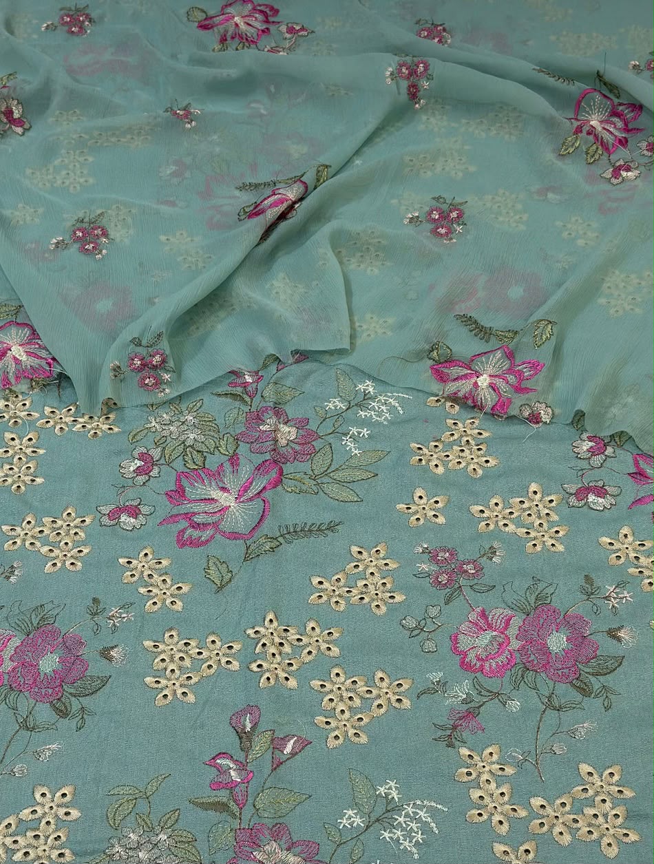 Bareeze Embroidered 3PC Winter Karandi KK3 | Premium Winter Collection